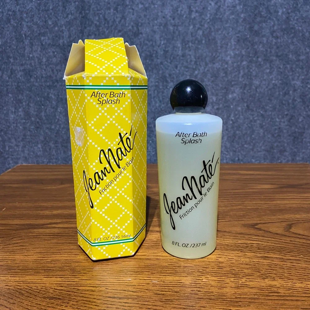 Jean Nate After Bath Splash by Revlon 8oz Vintage Friction Pour Le Bain Box NOS